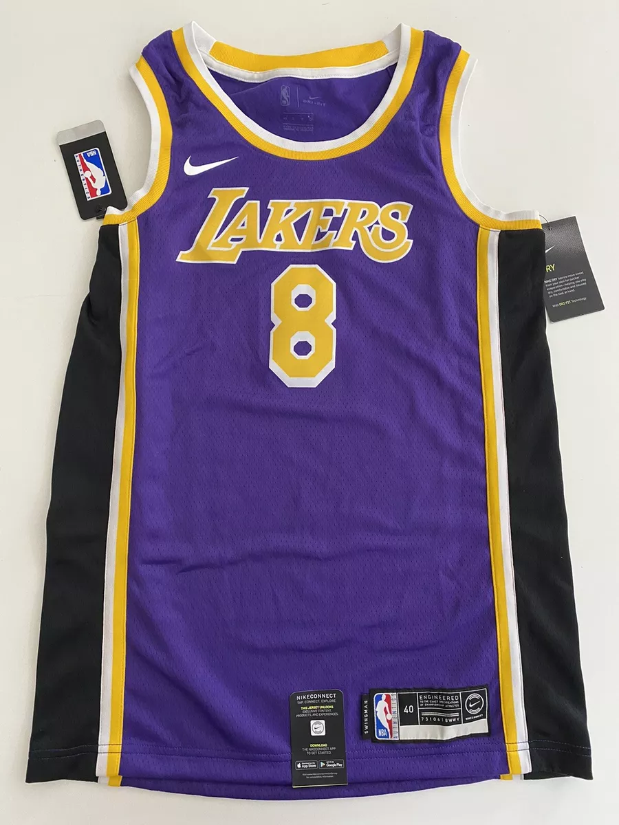 Men's Kobe Bryant #8 Statement Purple Authentic Los Angeles Lakers Jerseys  914166-773, Kobe Bryant Lakers Jersey, Mamba Jersey