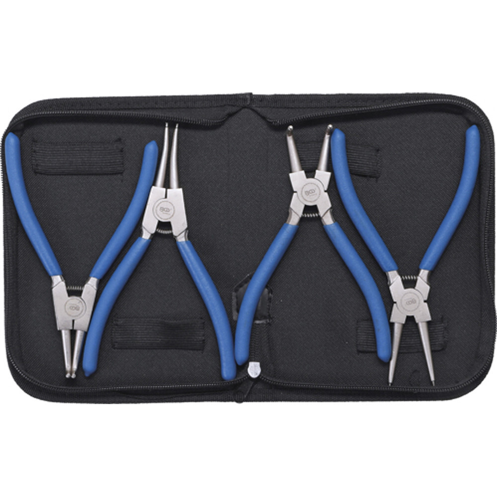 Set 4 Pinze per Anelli Elastici BGS 447 | 175mm Esterni/Interni