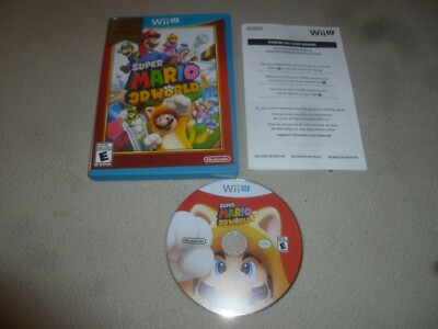 NINTENDO SELECTS WII U GAME SUPER MARIO 3D WORLD YOSHI BOWSER LUIGI PEACH 