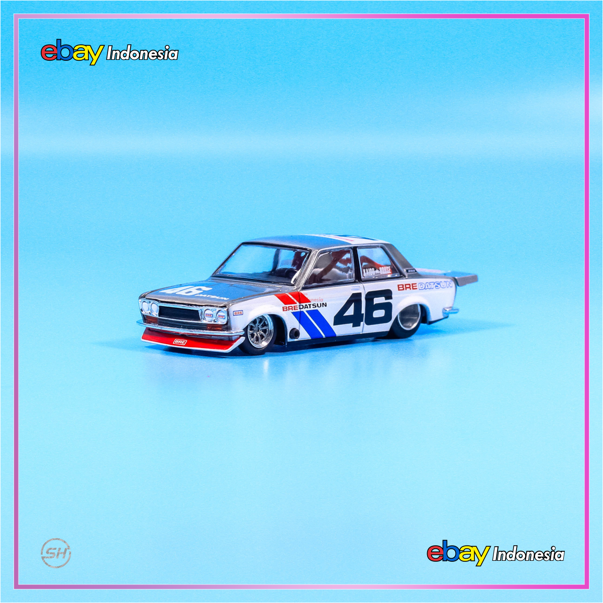 Mini GT 006 Datsun 510 Pro Street BRE #46 Kaido House Chase Car