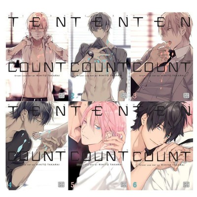Ten Count Series By Rihito Takarai Explicit Manga Collection Set Of Volumes 1 6 Ebay