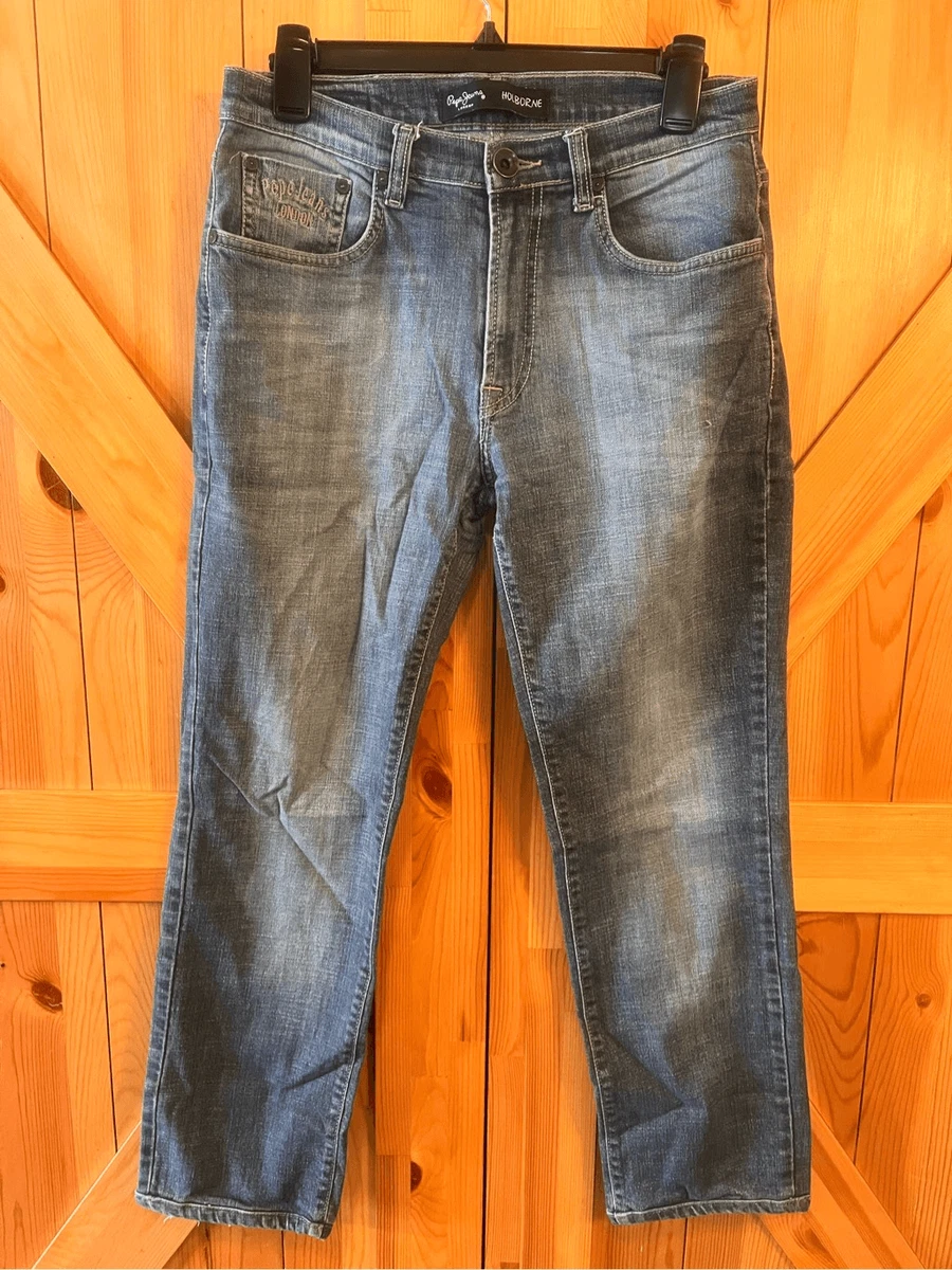 Pepe Jeans London Holborne Medium Wash Denim Mens Jeans Straight Leg 32x34  (1304 | eBay