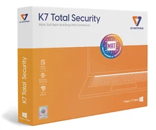 K7 Total Security 2024 1PC 1Year licence. Internet antivirus sprotection for PC.