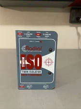Radial Engineering Twin-Iso Two Channel Line Level Isolator Transformer (2 avail