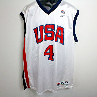 ウェア Reebok USA Basketball Jersey Iverson XXL Allen Iverson Team USA Olympic Basketball NBA Reebok