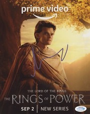 Robert Aramayo Rings of Power Autographed Signed 8x10 Photo ACOA