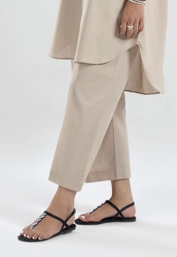 XS -S einfache beige hellbraune pakistanische indische Hose NUR für Kameez USA Verkäufer - Bild 2 von 2