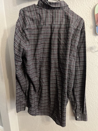 Eddie Bauer Plaid Shirt Men's Size TXL Button Down Long Sleeve Pocket - Imagen 6 de 7