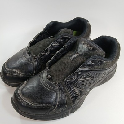 New Balance 519 Trainers Mens Size 10.5 4E Wide Black Leather MX519BK
