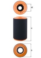 Mahle Luftfilter LX 3353 Filtereinsatz FüR Fiat Peugeot CitroËN Boxer Ducato U9