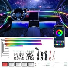 Dream Color Acrylic Interior Car Ambient Light Kit, 18 Dream Color 18 in 1 Kit