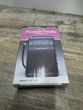 Realistic am fm Pocket Radio  Vintage 12-725 Unopened New NOS mint
