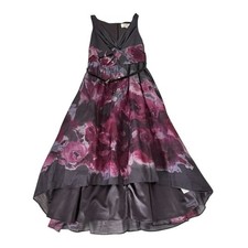 Lela Rose Watercolor Silk Dress 8 NWT Romantic Garden Party Cottagecore Midi 