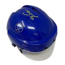 Beck Malenstyn Signed Buffalo Sabres Blue Hockey Mini Helmet