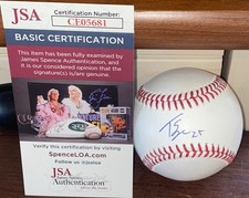 Thomas Saggese Signed Autograph Rawlings MLB Baseball St Louis Cardinals JSA