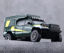 Gcd 164 Green Tacoma Camper Pickup Orv Sports Model Diecast Metal Car New