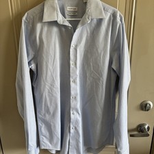 Men's Calvin Klein Non iron Slim Tall Fit Performance Dress Shirt size 16