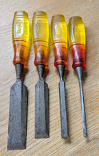 Marples Splitproof Chisel Set (Made in Sheffield, England) x4