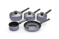 Morphy Richards Pan Set Grey Recycled Aluminium 5 Piece Cookware Set 859503