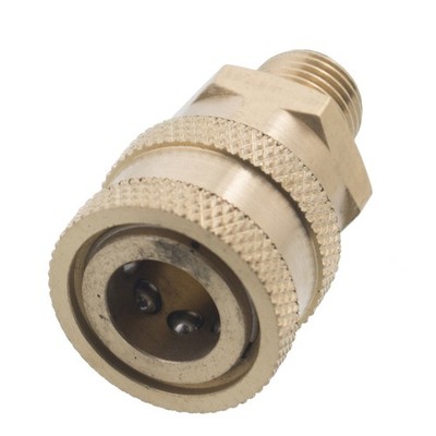 Erie Tools 1/4'' MPT Male Brass Socket Quick Connect Coupler