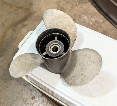 #ad K3 Aluminum 14quot; X 19P Mercury Black Max Propeller Prop 48 78120 19 Ships SameDay $34.95