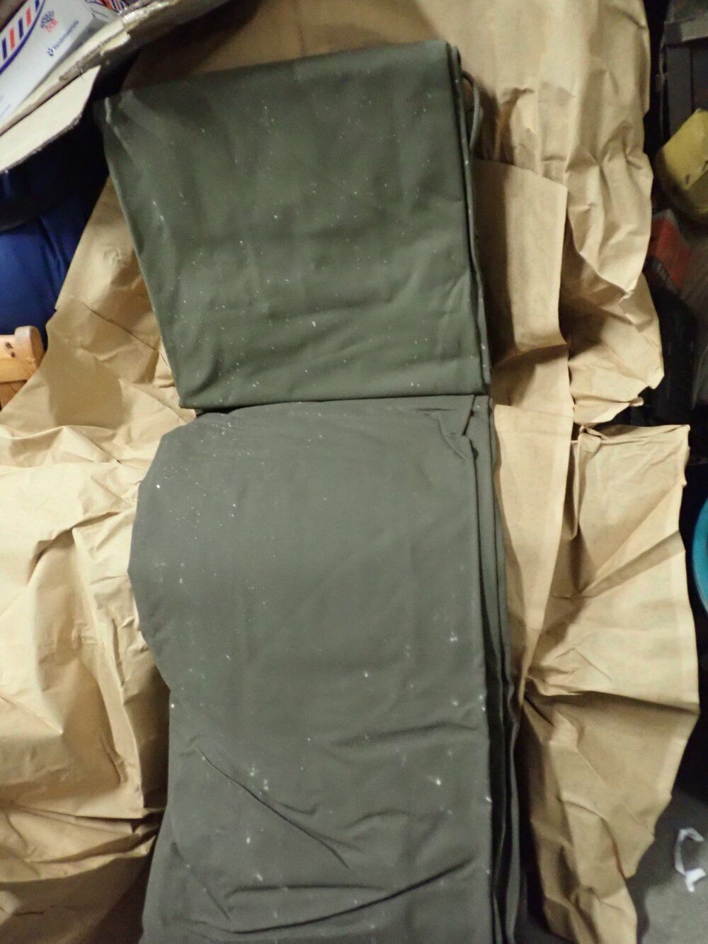 Lona de lona para camión antiguo MAN 630 L2A + lona de lona embalada 5x5m 1976