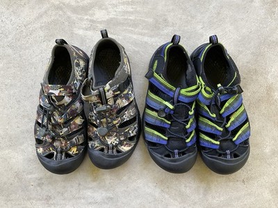 KEEN Big Kids size 4/36 Closed-Toe Sport Sandals Multicolor Buckle 2 Pair