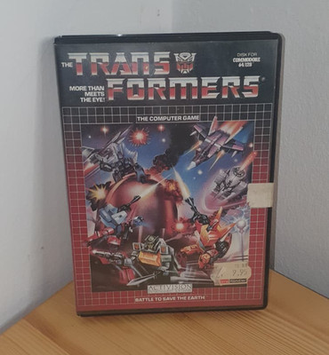 The Transformers, Activision, 1985, Disk, C64,Commodore 64