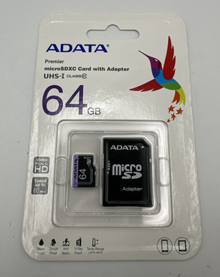 Adata Micro SDXC Card 64GB With Adapter