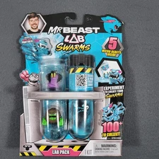 Mr Beast Lab Swarms Lab Pack 5 Ultra Rare Panther Cobra Chaos Drift Rift NEW FSC