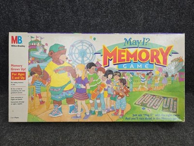 Vintage ''May I? Memory Game'' by Milton Bradley - 1990. Complete