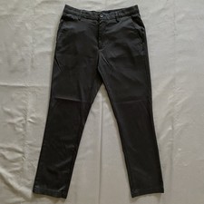 Amazon Essentials Mens Pants Size 32x31 Black Slim Fit Trousers Dress Pants