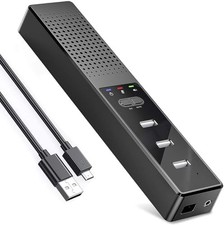 Cykvis 3 in 1 USB Computer Speaker with Microphone, PC Laptop Desktop Conference