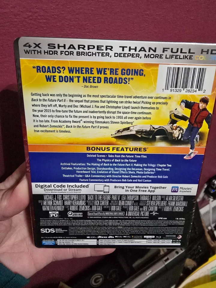 ~ Back to the Future Part II ~ 4K UHD Blu-ray ~ Limited Edition Steelbook ~ NEW - Image 2 of 2