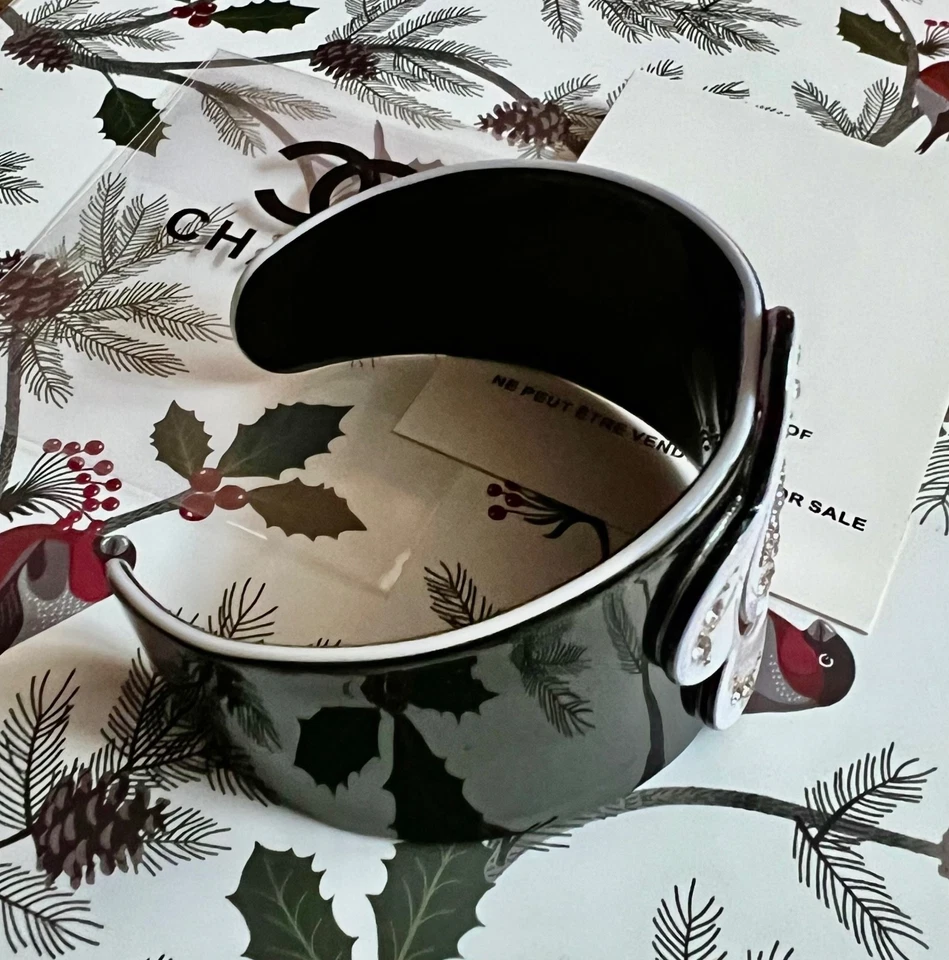 Schwarz Weiß Chanel Beauty VIP Gift Armband Armreif Armring Armschmuck Armspange - Bild 3 von 4