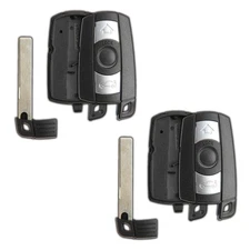 2 Key Fob Remote Shell Case Replacement for BMW KR55WK49127 KR55WK49123