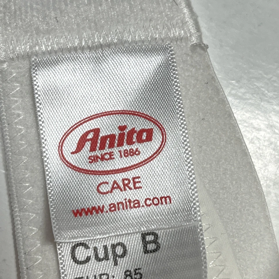 Anita Care Bra Women 38B White Dalia Wireless Pockets 5751X Post Mastectomy Soft - Image 3 of 4