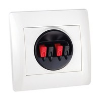 Dynavox Lautsprecherdose Auf Standard Unterputz Wand-Einbaudose Boxen Anschluss