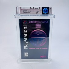 DEFCON 5 (Sony PlayStation 1, 1995) PS1 Sealed Longbox Data East PSA WATA 9.4 B+