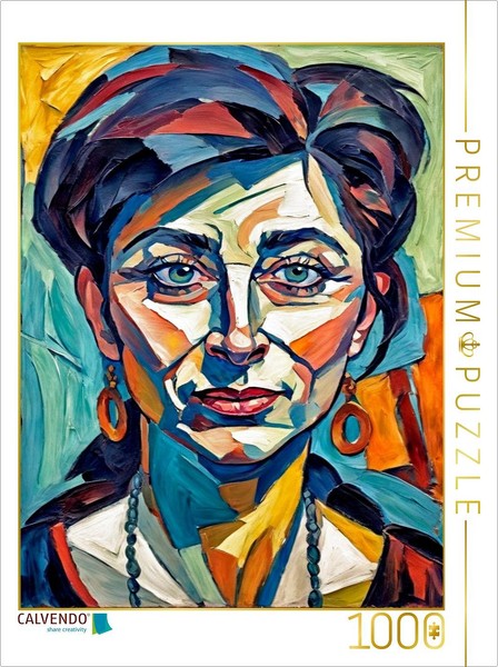 Calvendo Puzzle Jabina In The Style Of Ernst Ludwig Kirchner | 1000 Pieces, Fini-image