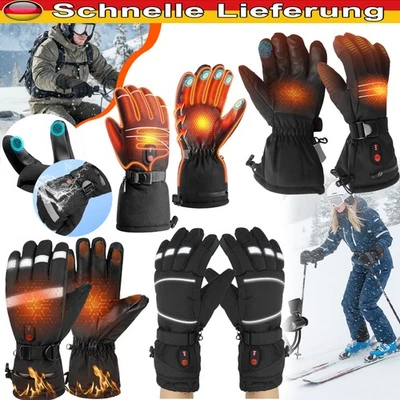 MARKENLOS Akku Beheizbare Handschuhe Winter Beheizbare Motorradhandschuhe Heizhandschuhe