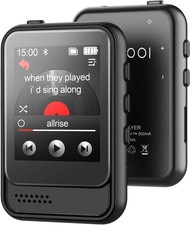 Bluetooth 5.3 MP3 Player Touch Screen Speaker FM Radio Video Voice Record