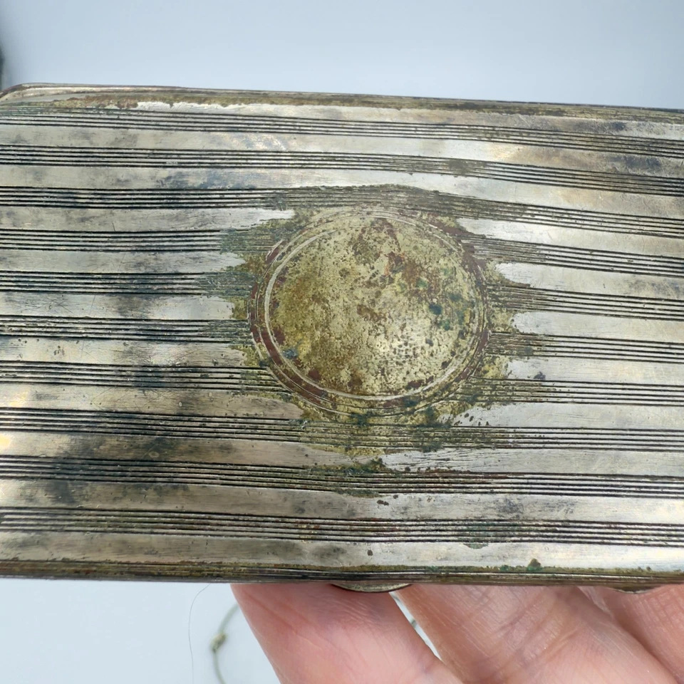 Anteojos Pince Nez de colección nariz pellizcada original alemán estuche plateado sin probar Foto 3 de 4