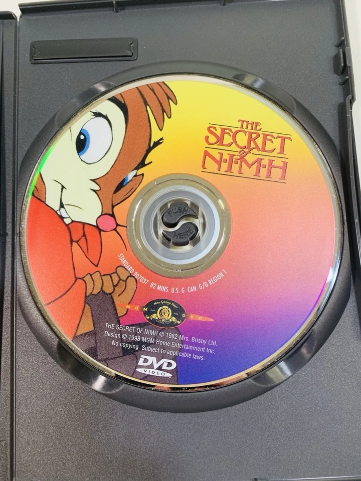 The Secret of NIMH (DVD, 1998) Don Bluth Animated Movie - Image 4 of 4