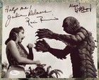 Sideshow Creature From The Black Lagoon Figure Signed + JSA Julie Adams Photo — photo 3