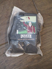 DULUTH MEN'S SIDE CLIP SUSPENDERS IN GRAPHITE ONE SIZE NEW