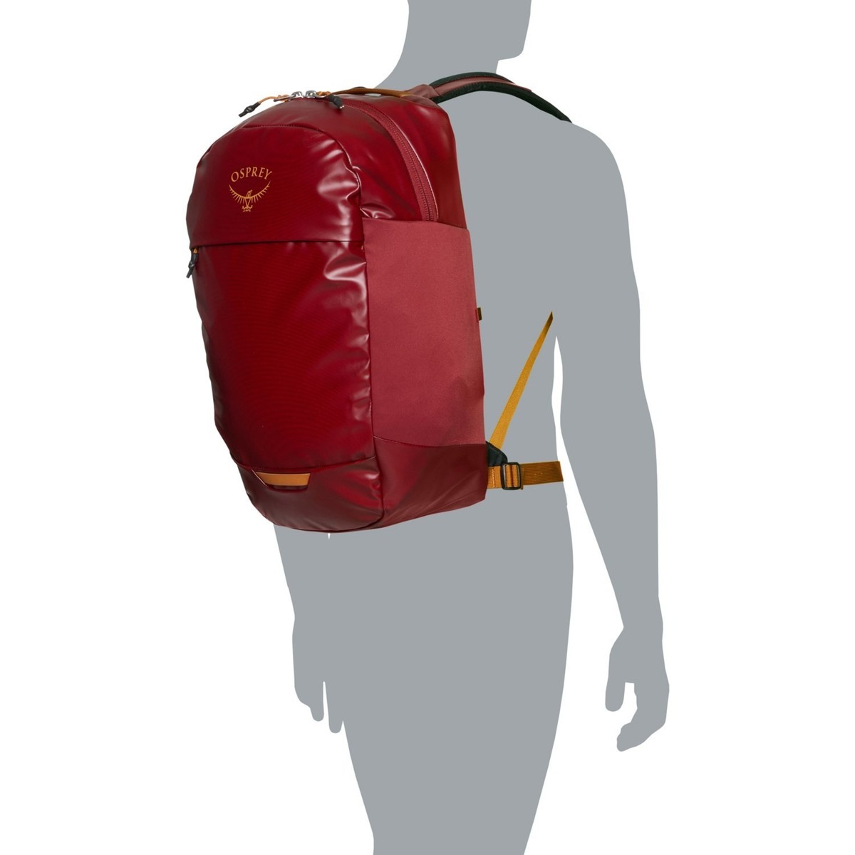 Osprey Transporter 25 L Panel Loader Backpack - Red Mountain  display picture 2