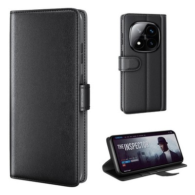 ECHT LEDER Handy Hülle für Xiaomi Redmi Note 14 Pro 5G Lederhülle Case 9H Glas