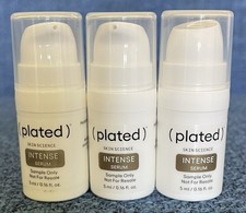 Plated Skin Science Intense Serum 3 X 5 ML  Full Size Fresh Authentic