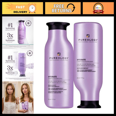 Moisturizing Shampoo & Conditioner Set for Medium to Thick Color Treated Hair -